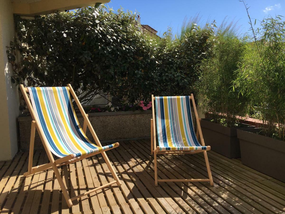 Appartamento Le Wim'Heureux Terrasse Wimereux Esterno foto